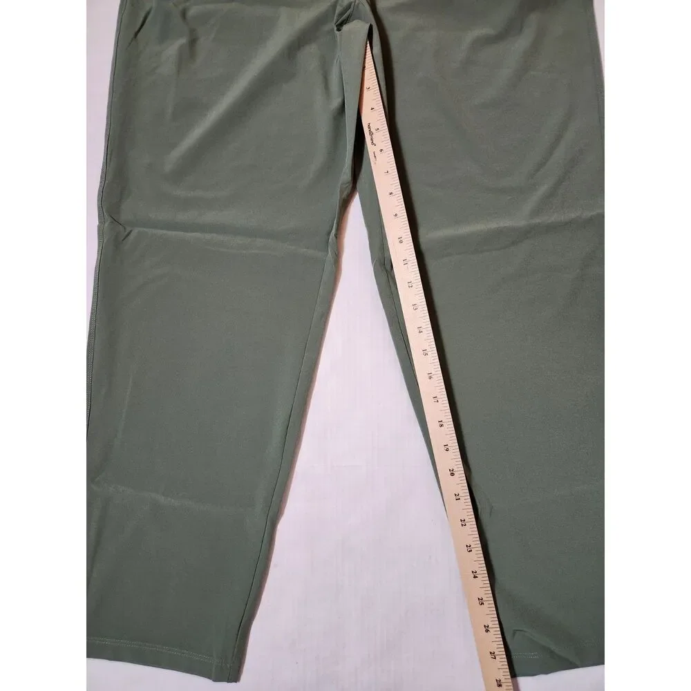 Skechers Olive Green Women's Pull-On Straight Leg Pants